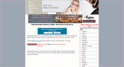 Desktop Screenshot of notarypublicdirectory.com